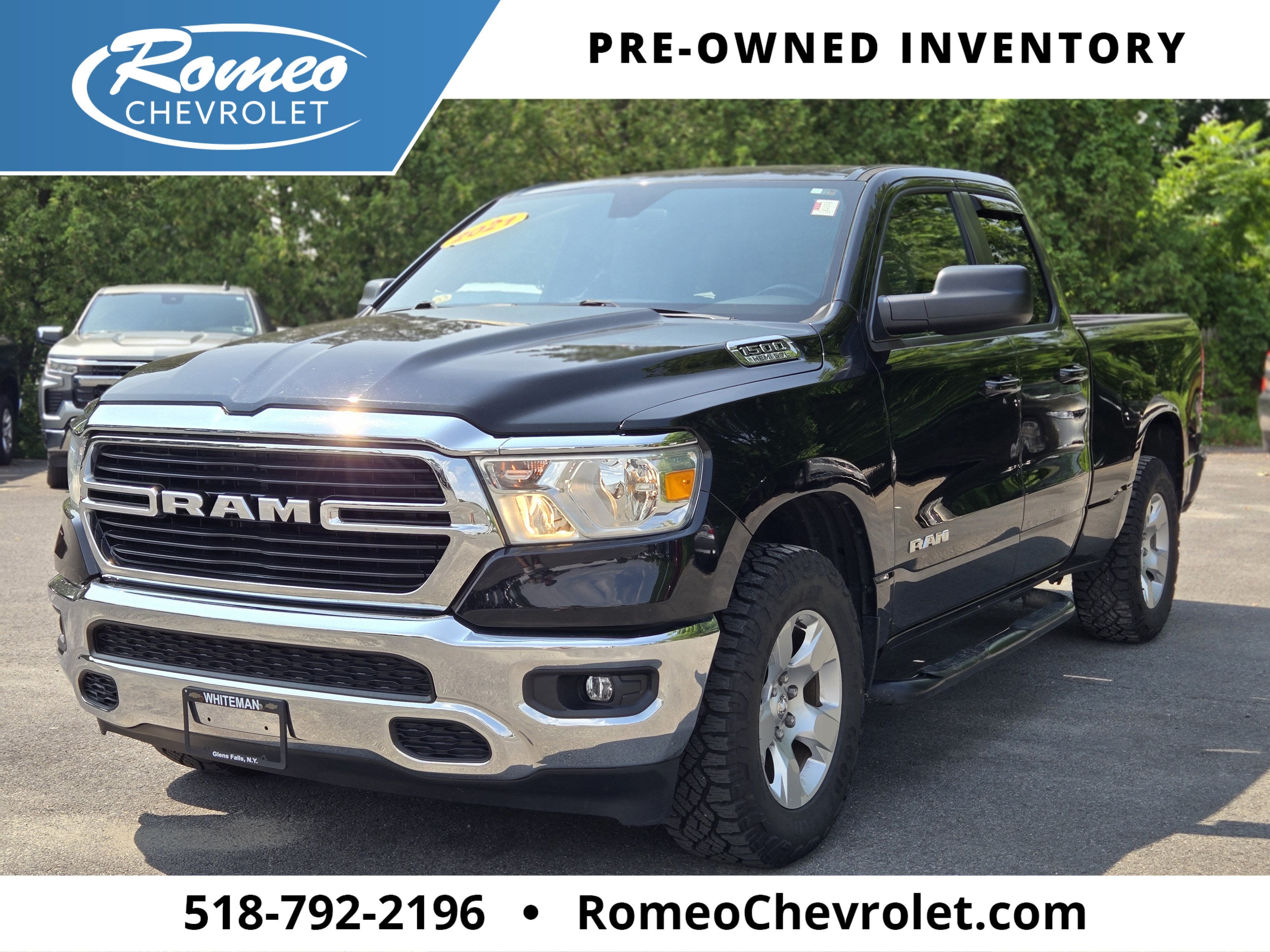 2021 RAM 1500 Big Horn Quad Cab 4x4 6'4" Box